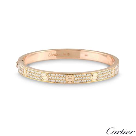 cartier love full diamond|cartier love bracelet price euro.